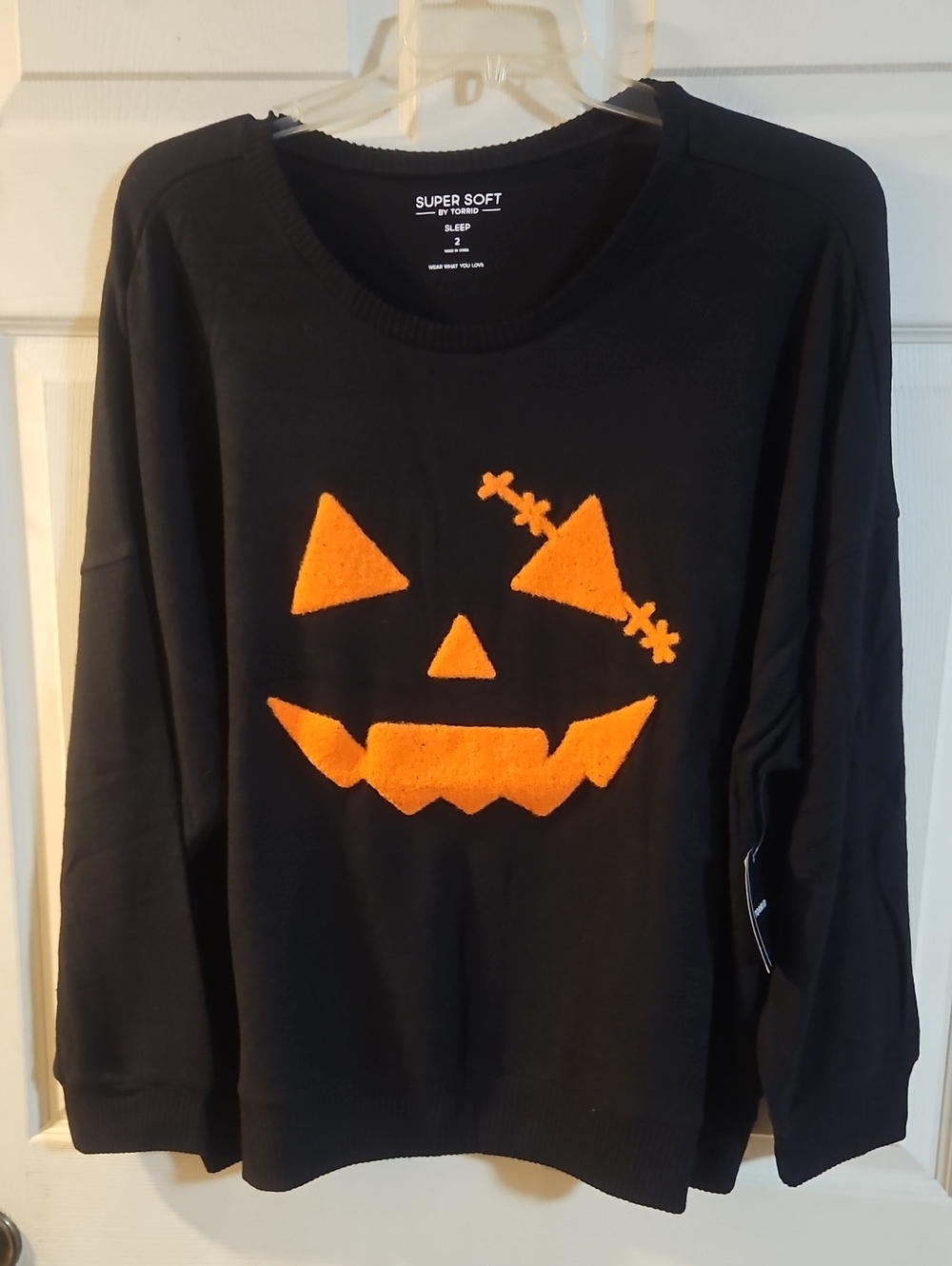 TORRID SUPER SOFT OVERSIZED LOUNGE PULLOVER: OCTOBER PUMPKIN: NEW WITH TAGS: 2X